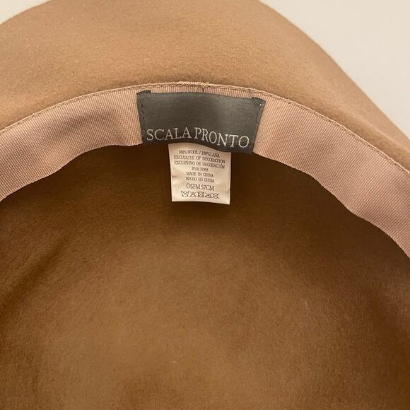 Scala Pronto 100% wool hat camel color - Picture 9 of 9